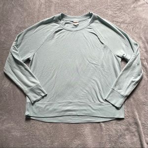 light blue crewneck
